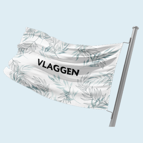 vlag, digitalprinting.be, bloemen, patroon, illustratie, wind